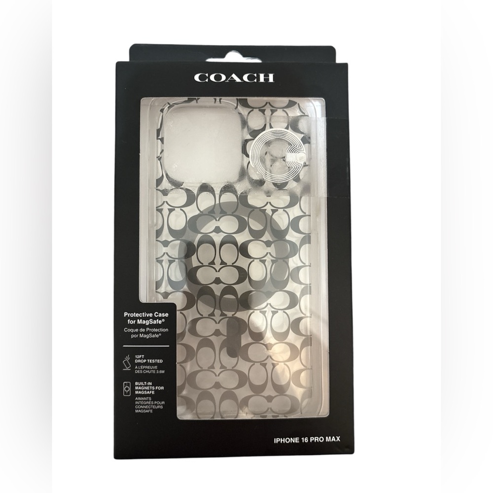 Coach Protective Case with MagSafe for IPhone 16 Pro Max